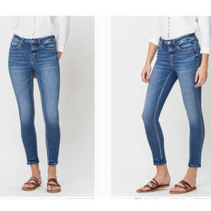 Flying Monkey Mid Rise Ankle Skinny Jeans F4119 NWT Size 32